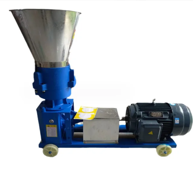 Rabbit, chicken, pig, horse, cow, sheep and fish feed pelletizer animal husbandry feed machine small domestic cattle