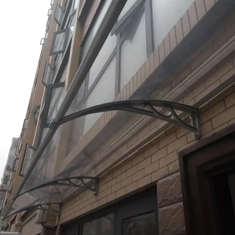 
retractable diy toldos polycarbonate awning,outdoor canopy with metal brackets 
