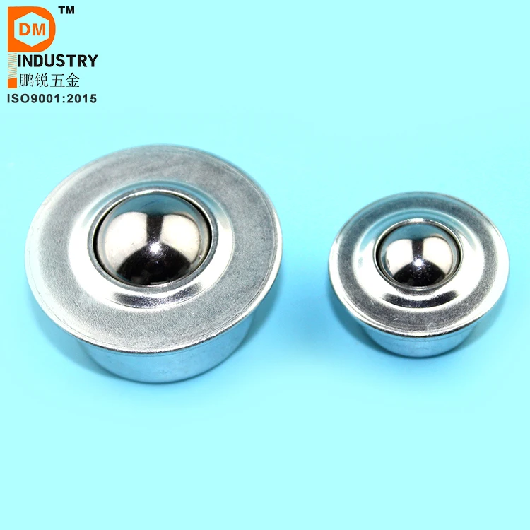 Industrial Plunger Ball Rollers Press Fit Bearing Construction New Used Stainless Steel Nylon Material Handling Equipment Parts