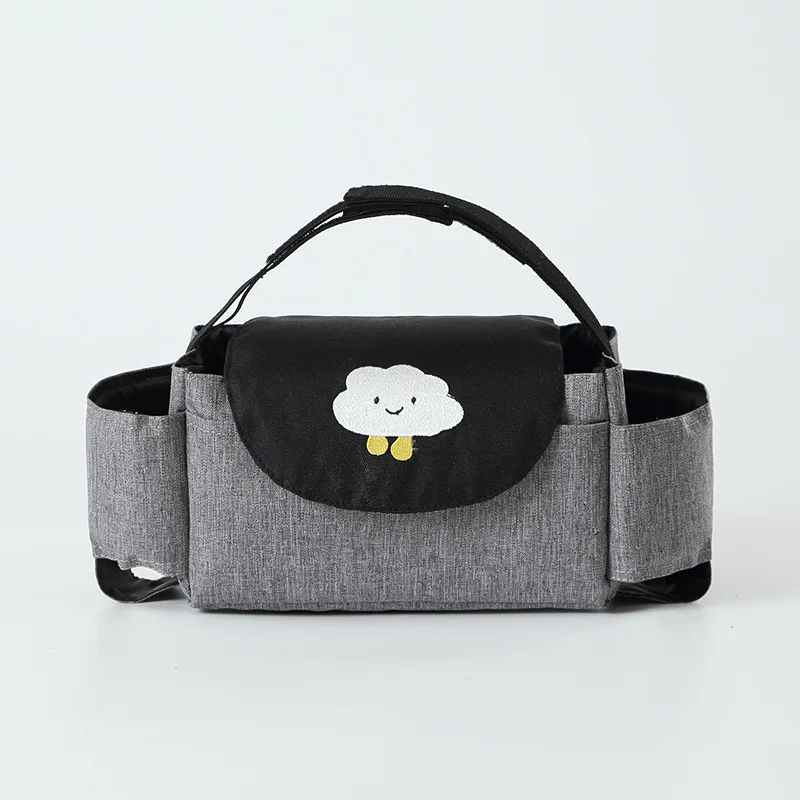 2 Way Using Portable Universal Stroller Organizer Mommy Travel Storage Bag for Pram Handing Bag