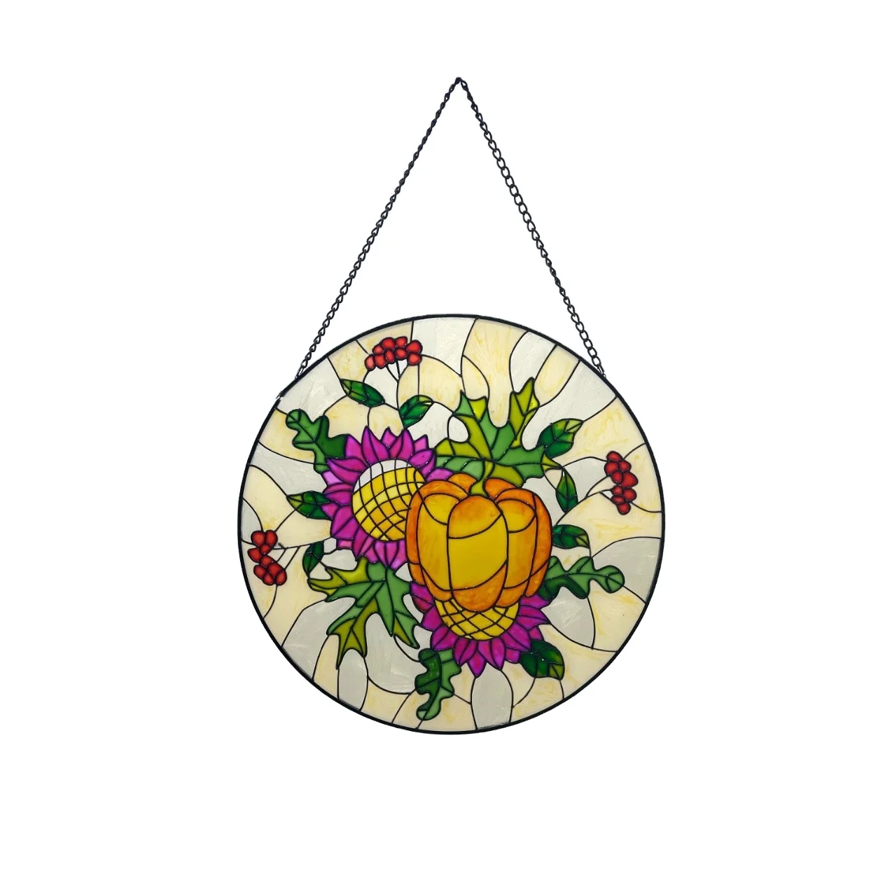 Crafts Round Elk Pendant Christmas Atmosphere Girls Room Bedroom Decoration Wall Decoration Simple Nordic Wood Vintage Space Art