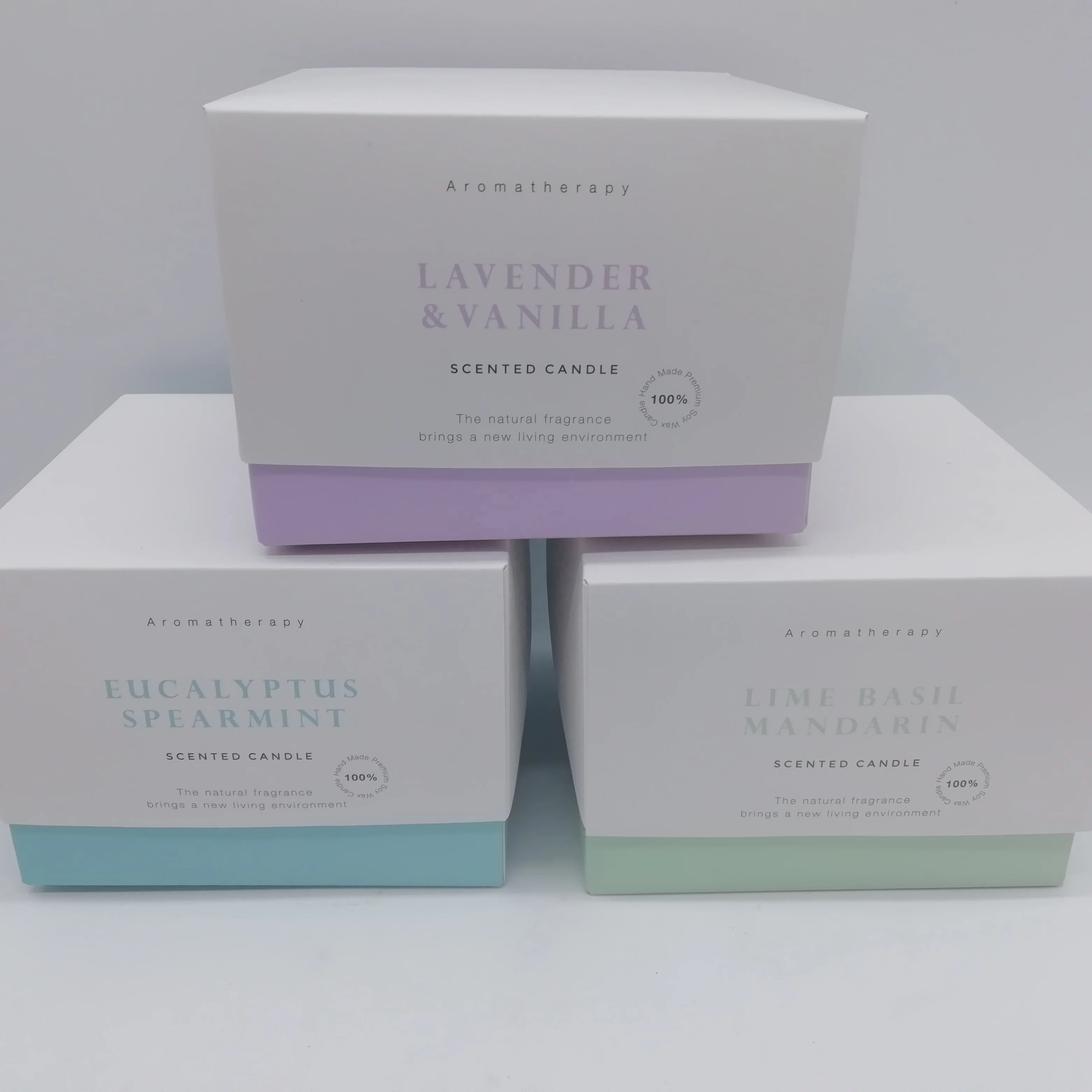 Yes Handmade and Soy Wax Material 3 Wick Triple Scented Candle