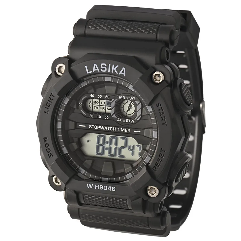Top Good waterproof watch Quality Digital Plastic Original factory wholesale Wristwatch Cheap Price Digital watch LASIKA 9046