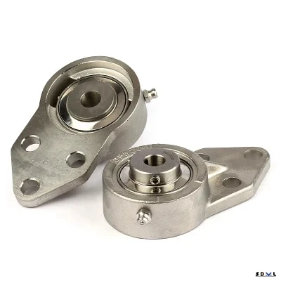 high quality bearing with seat square housing 4 bolt flange pillow block bearing ucf207