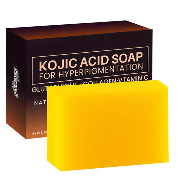 Bath Supplies skin care Kojic Acid Soap 7 Days Whitening Lightening Face Bleaching Body Bathing Whitening lemon Kojic Acid Soap