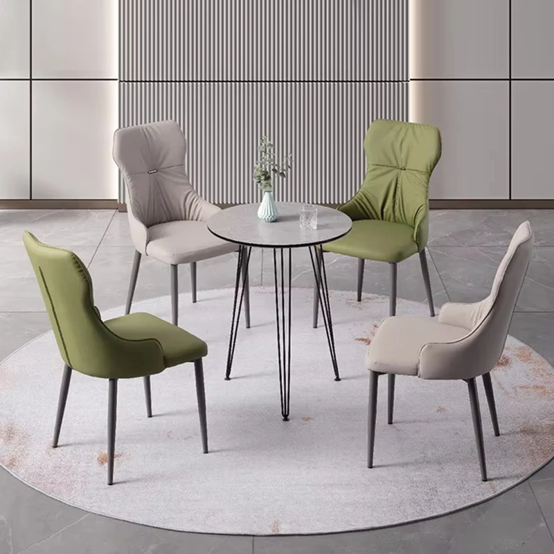 Современные наборы для столовой 4 стула мебель из искусственной кожи офисные стулья столы и 4S магазина