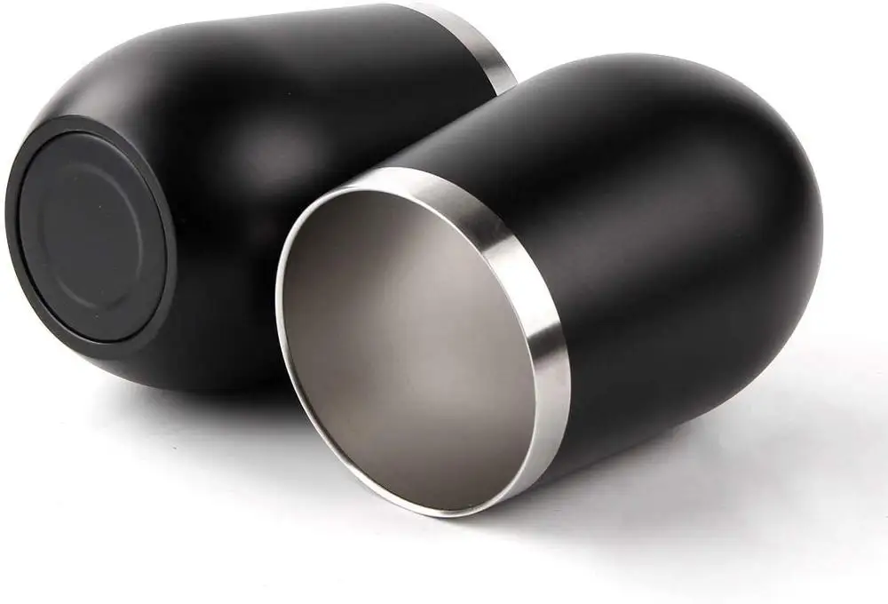 Amazon Hot Selling 9oz 12 oz 16oz Thermal Double Wall Vacuum Insulated Travel Gold Wine Tumbler Cups In Bulk for Coffee Tea