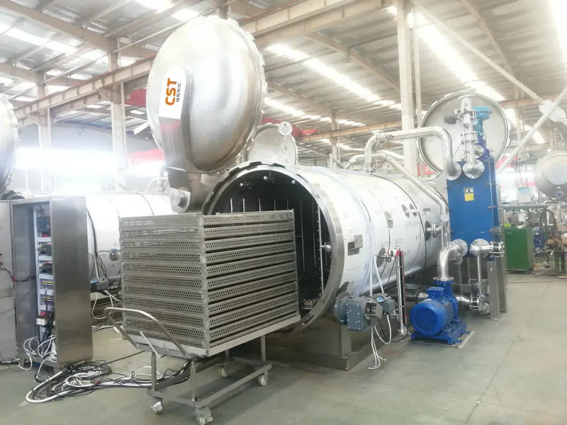 CST water spray autoclave sterilizer for glass jar