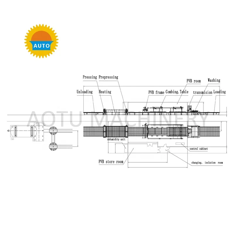 PVB laminated tempered glass machine hot sales factory customized automatic flat glass laminator