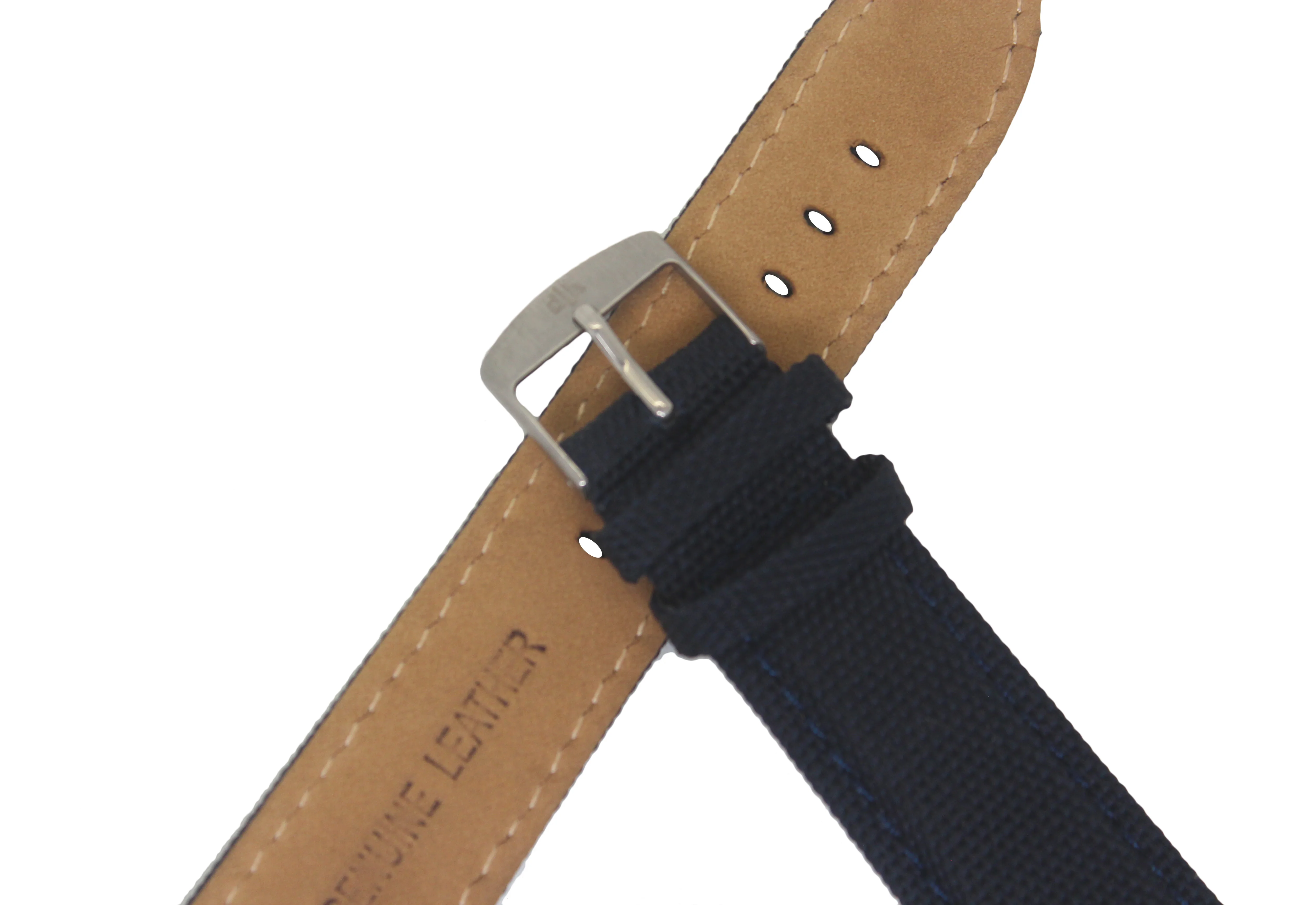 Wholesale vegan factory direct jean genuine leather Woven suede watch straps watchband
