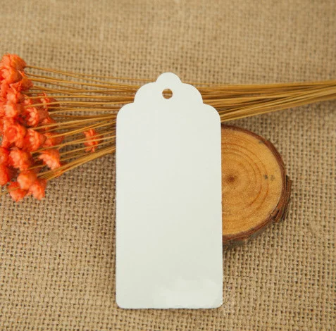 Custom brand  logo  hangtag label kraft paper clothing hang tag