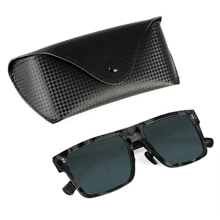 U-Top fashion outdoor Car rally sunglasses men Square Custom Polarized Forged Carbon Fiber sunglasses manufacturers