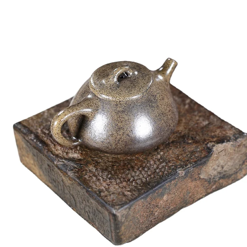 Pure handmade purple clay teapot Yixing Zisha hu teapot wholesale