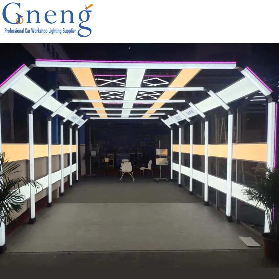 ZG/E1010 professional high brightness car care showroom garage lamp decoration inspection lighting detailing tunnel light
