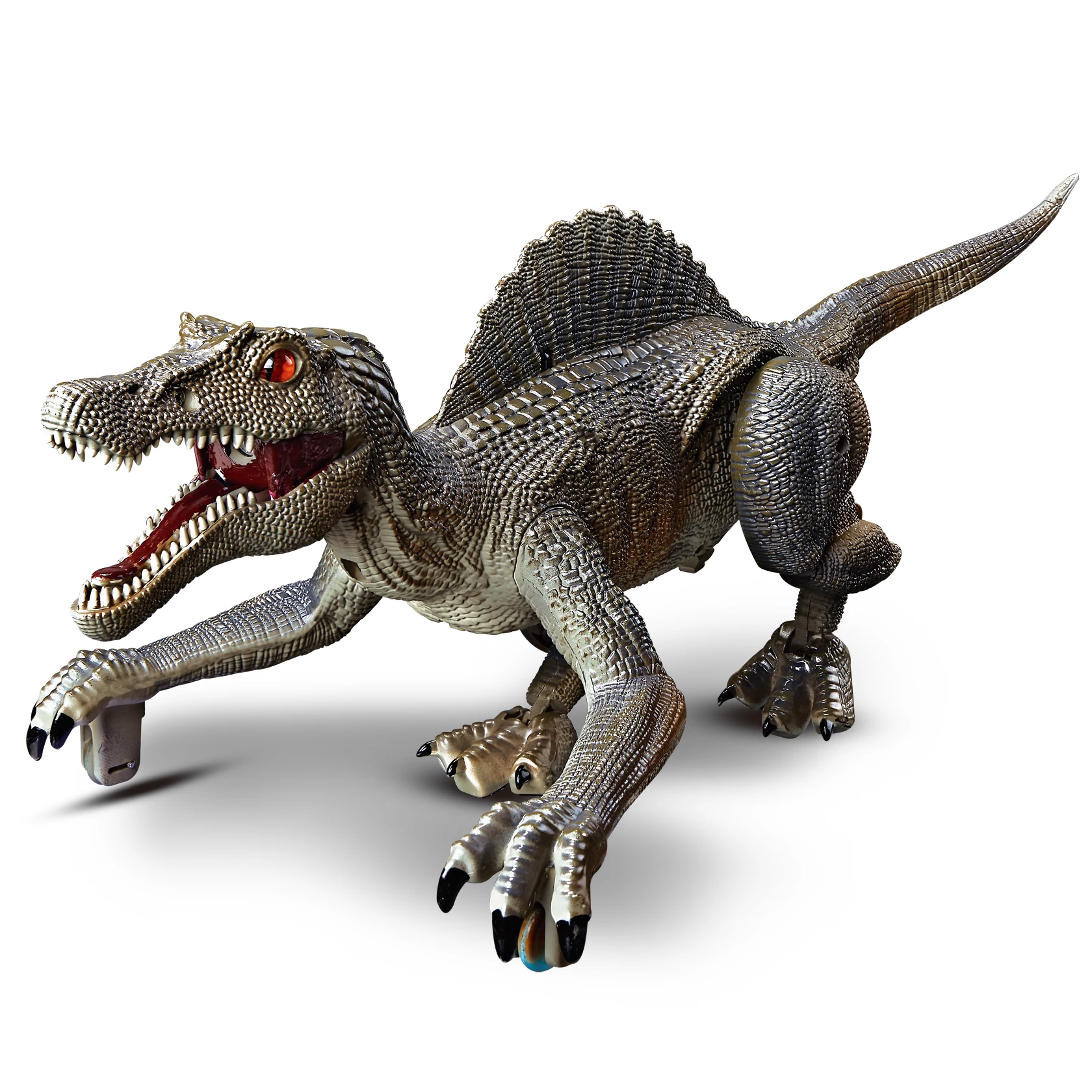 Walking Robot Dinosaur w/ Roaring Sounds 2.4Ghz Simulation Electronic Remote Control Dinosaur Toys for Kids Christmas Gift