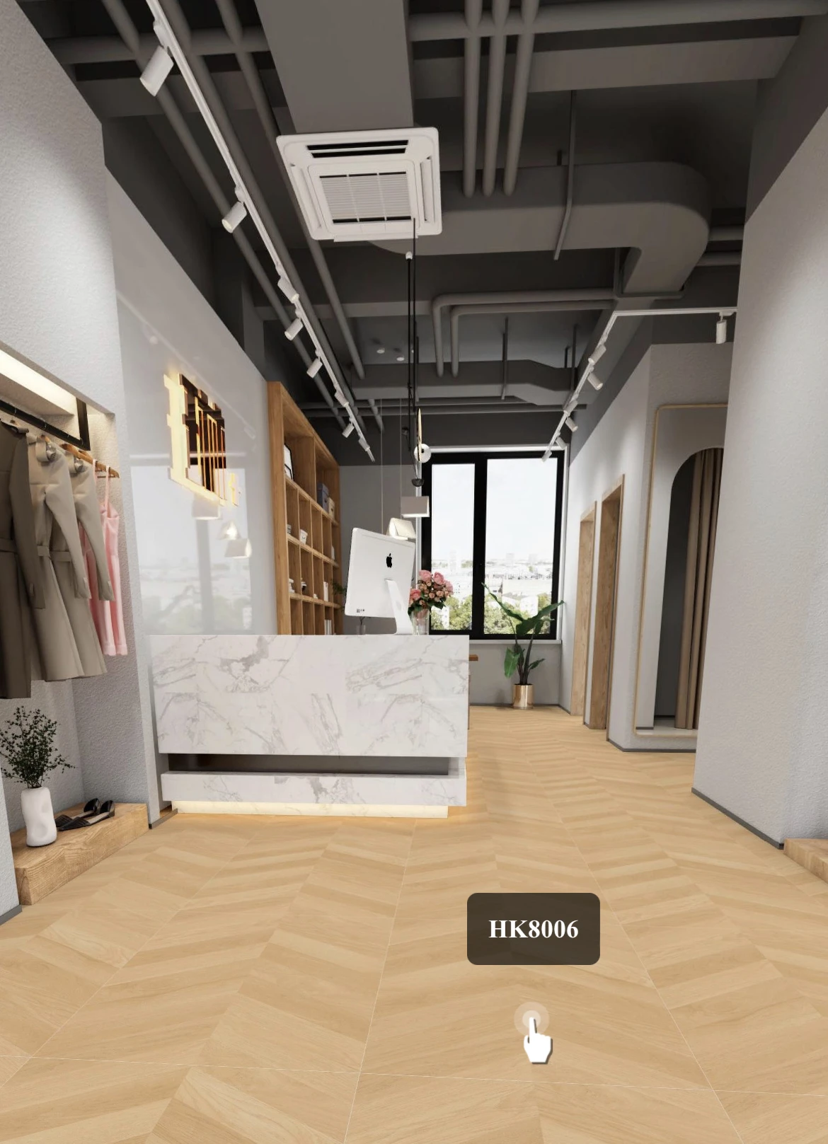 Classic 800x800 Wood Grain Non-Slip Flat Bottom  Indoor Floor Matt Tiles Glossy Classic Style for Interior Tiles for Apartments