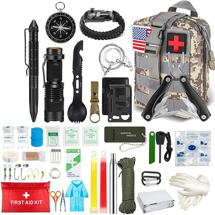 External tactical emergency equipment multifunctional civil air defense emergency kit vehicle emergency kit