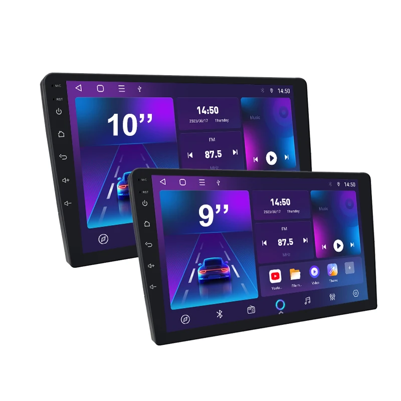 Universal Autoradio QLED 2K 7 9 10 Inch Touch Screen Radio Audio Stereo Android Car Multimedia Player For Car