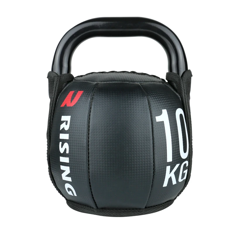 
High Quality 10kg 10lb Custom Logo Fitness Sand Iron Material Handle Soft Kettlebell 