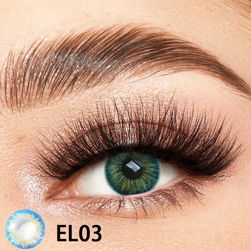 DSY2 Very Popular Green Yellow Brown Color Lens Hot Selling Wholesale Price Monthly New Arrival Color Contact Lens