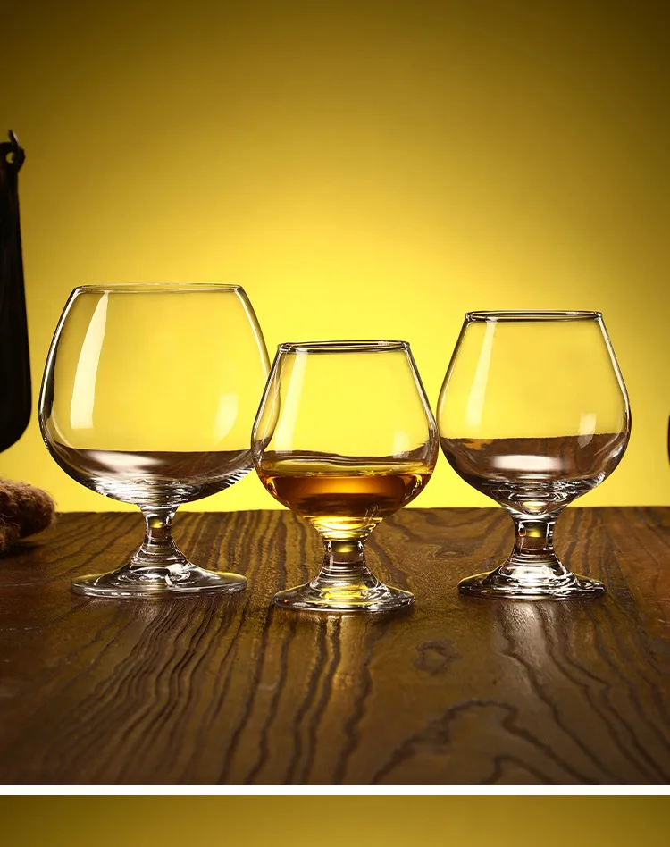 Small Brandy Snifter 8.5 Ounce 250 ml Whiskey Cognac Glass Good for Wedding Bar Party Home Cocktail