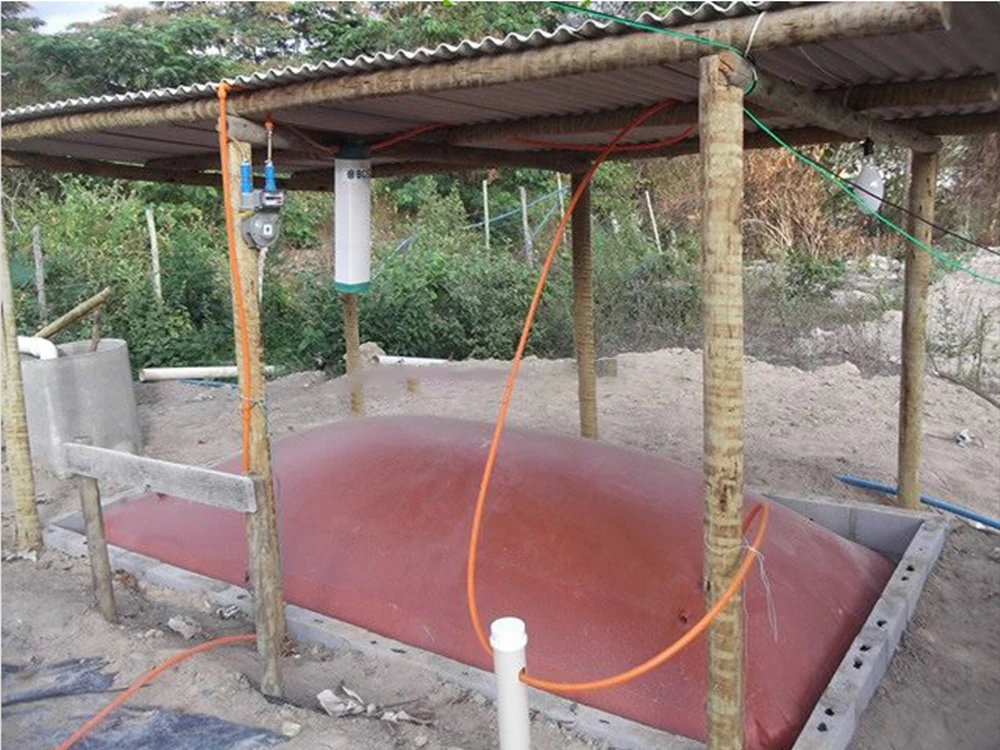 Custom Manufacturer Farm household durable PVC biogas storage balloon Methane gas holding bag for cooking fuel