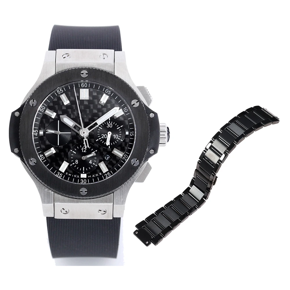27mm 20mm Steel Watch Strap For Man Woman 38mm 45mm Hublot Watch Bracelet Big Bang Classic Fusion Watchband Belt Band Accessory