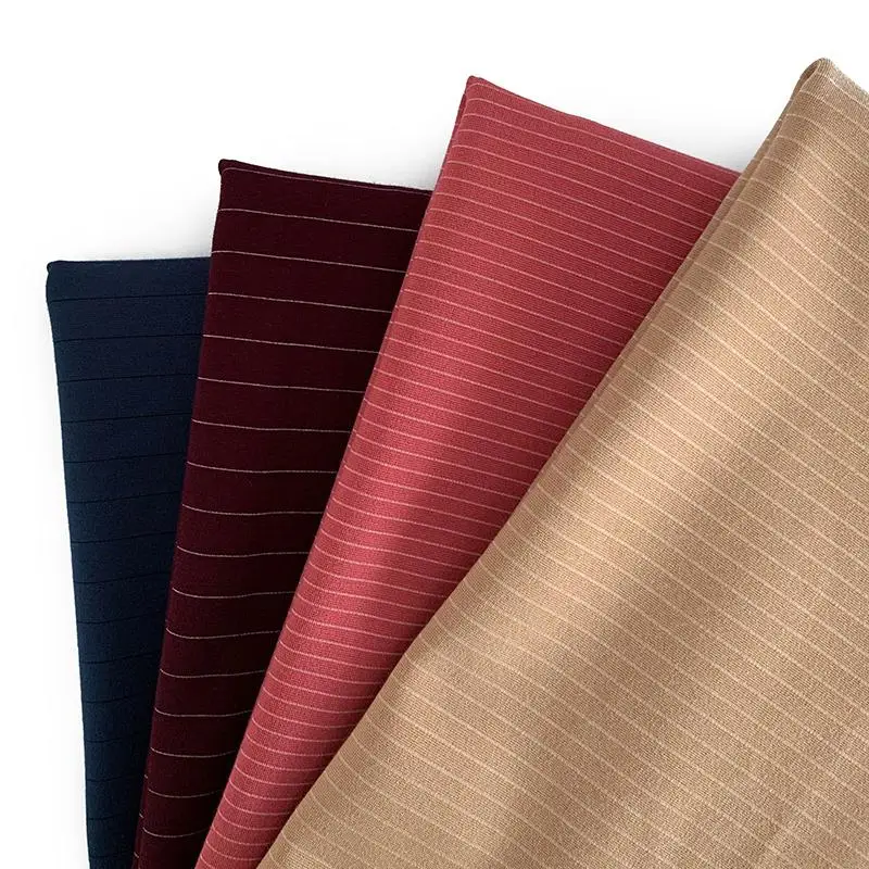 ESSE textile 40s N/R siro ponti roma plain dyed knitted fabric for pants