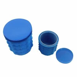 Hot Selling Space Saving Food Grade Silicone Ice Cube Bucket New Design Silicone Ice Cube Maker Sprite Ice Cube Mould