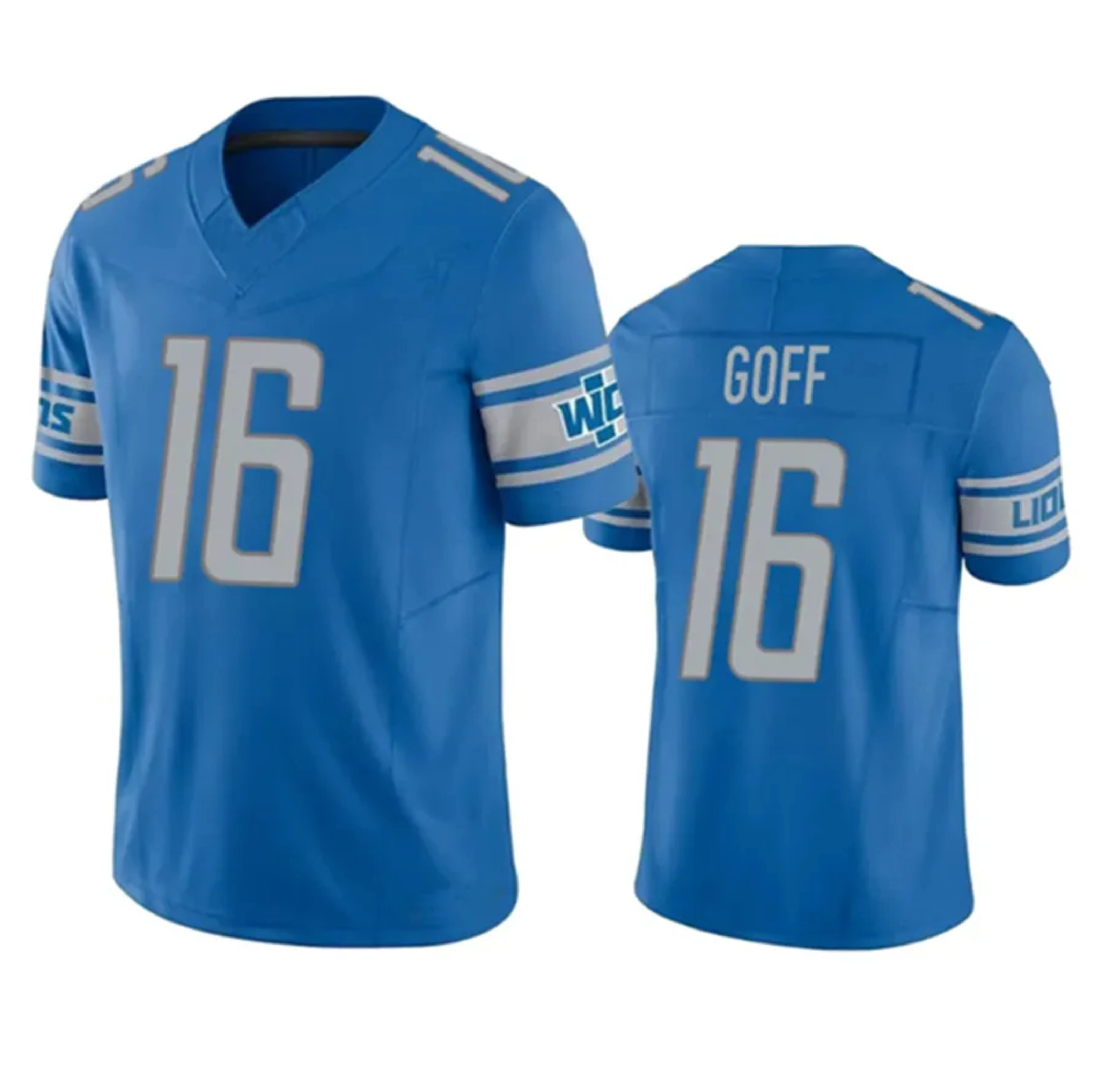 2024 Football Jerseys 97 Aidan Hutchinson 14 St.Brown 16 Jared Goff 26 Gibbs 87 Sam LaPorta Stitched FUSE Limited Jersey