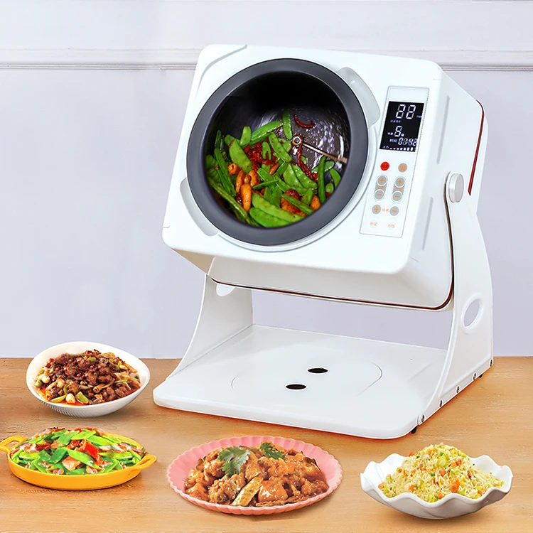 Commercial automatic Multifunction Egg Fried Rice Cooking Drum Type Stir Fry fast food Machine