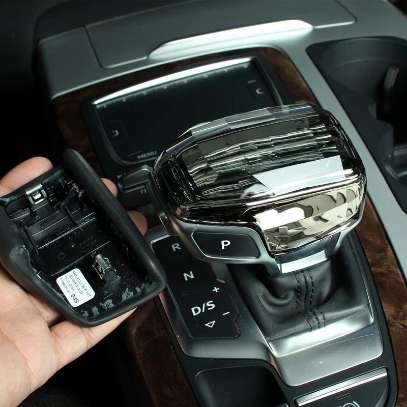 Подходит для ручки переключения передач Audi A4LA5A6L Q5L Q7Q8 RS Модернизированная и Модифицированная ручка кристаллическая крышка
