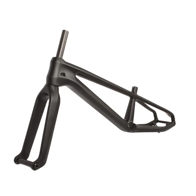 2023 NEW 20er Adult Kids BMX Bike Frame Pro XXL Disc Brake Carbon Fiber Bicycle Frameset Max 1.95 Tires