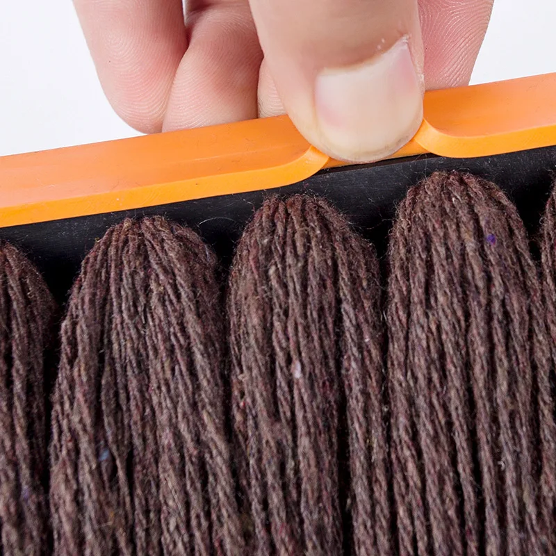 New portable telescopic car pure cotton wax brush microfiber mop wash car duster detailing brush with box