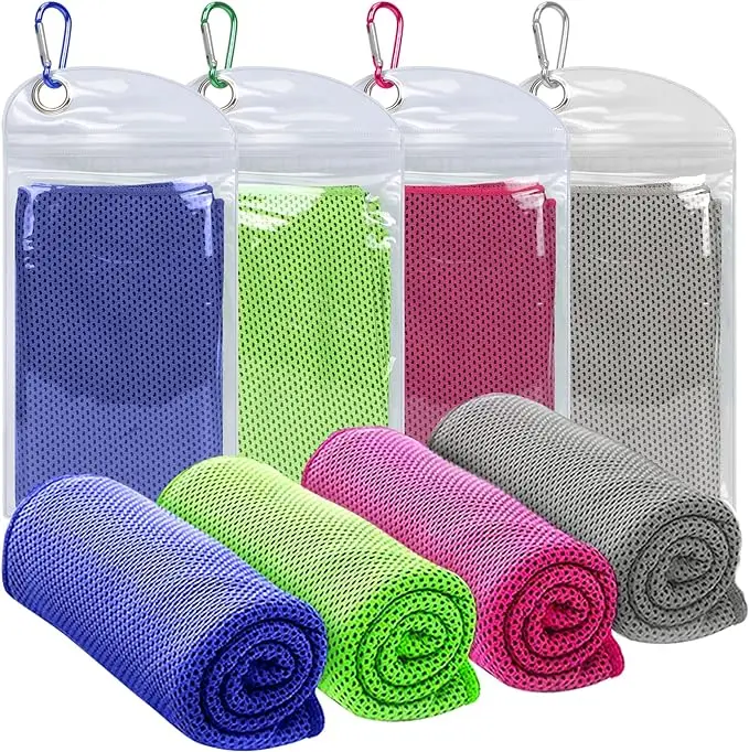 Wholesale Super Magic Microfiber Sports Instant Cool Towel Ice Neck Cooling Sport Towel Custom Logo