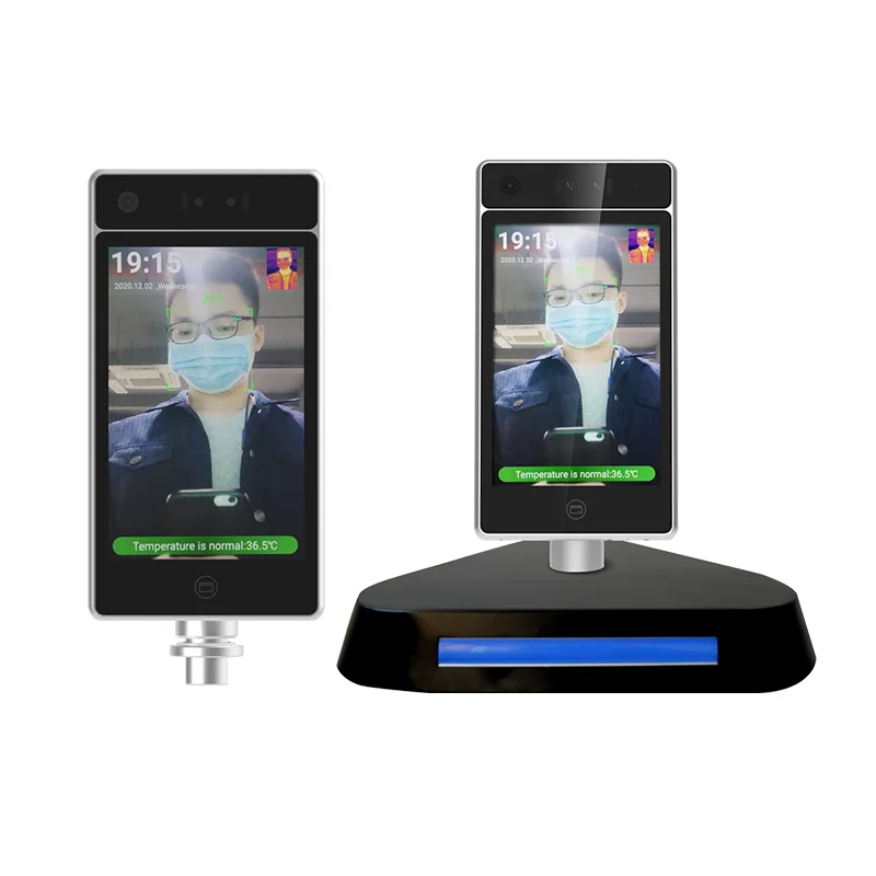 New Launch Binocular Camera Android Time Attendance Face Recognition Support Controlled By Smart Phone And Computer