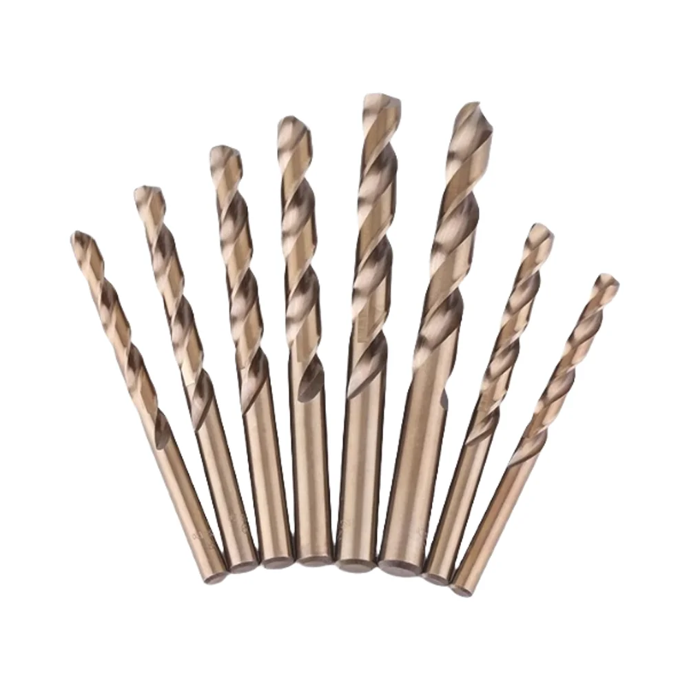 KHT brand  twist HSS drill materials straight shank ISO standard hole making tools co  for P.M.K.S.H