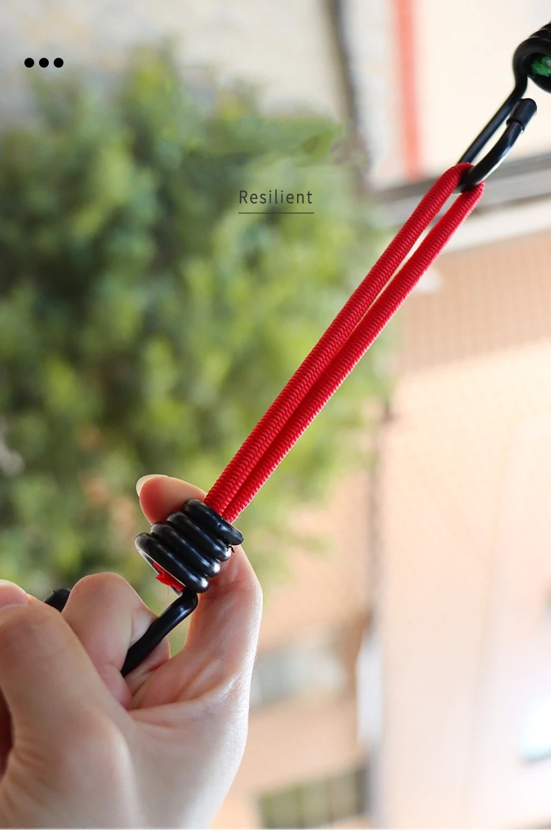 6mm Bungee Cord Hook, Heavy Duty Latex Elastic Straps Rope for Tarps, Tents, Camping Trucks Boat Bungee Cord