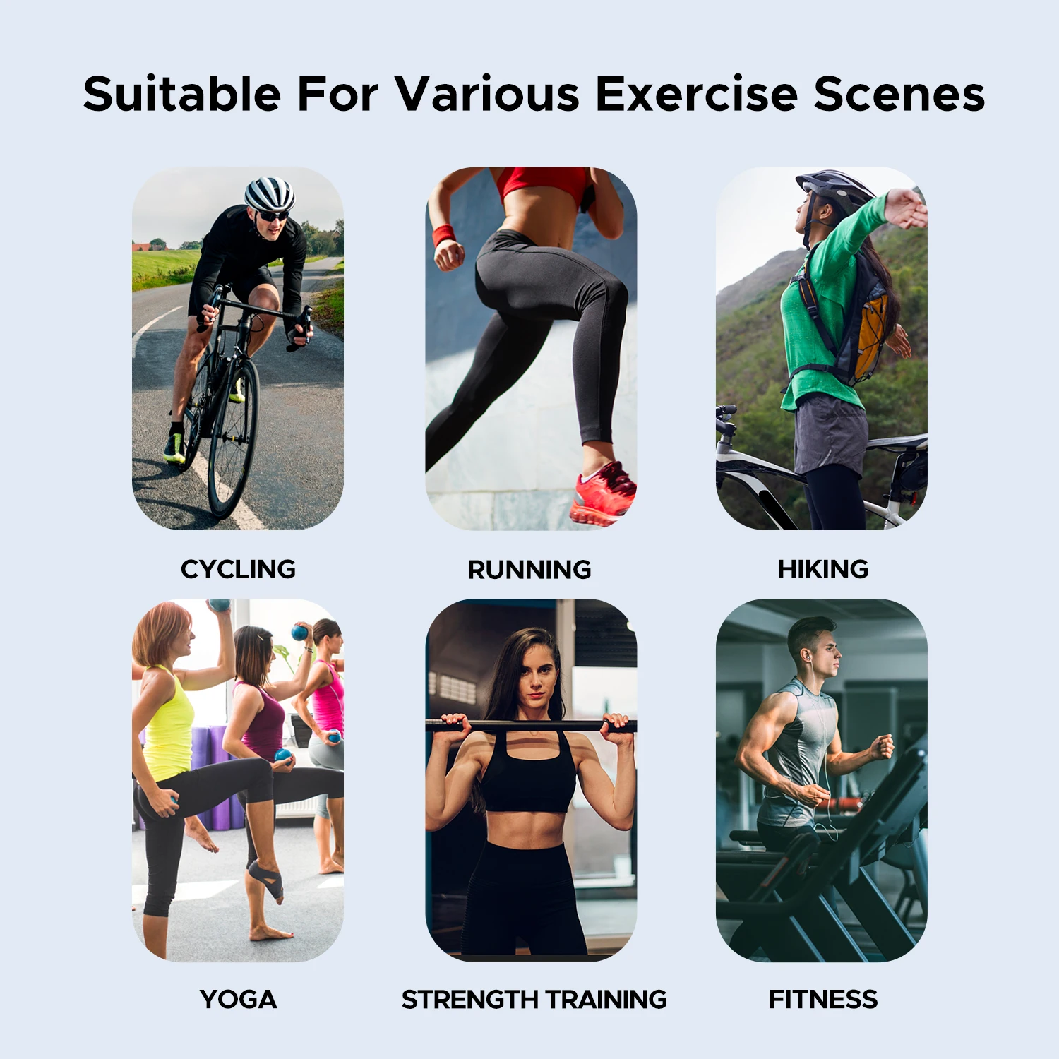 Geoid HS800 Arm Heart Rate Speed Sensor Wireless Health Fitness Smart Bicycle Heart Rate Monitor Hand Strap BLE+ ANT+