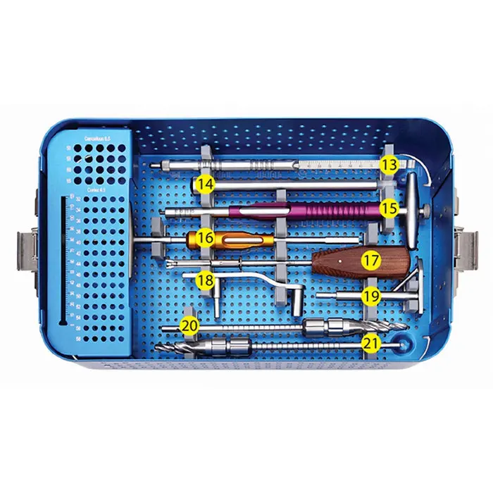 new design orthopedic surgical DHS/DCS plate instrument set trauma instruments set