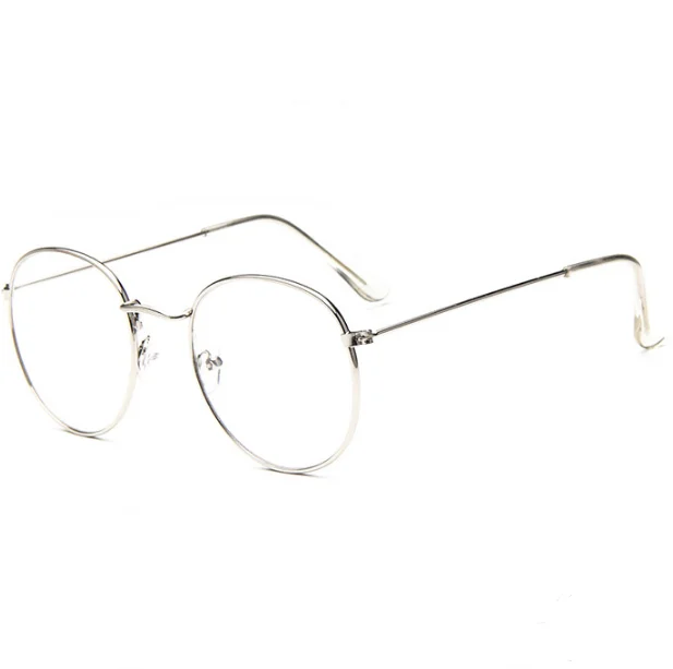 Men Women Anti Blue Ray Eyewear Blue Light Blocking Optical Eye Spectacle UV Blocking Gaming Round Eyeglasses