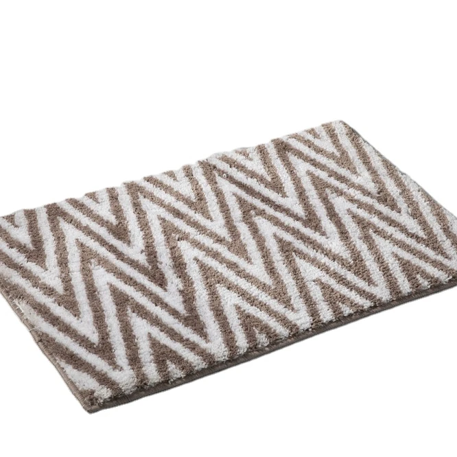 Factory price microfiber mats bathroom rug non slip bath mat for home