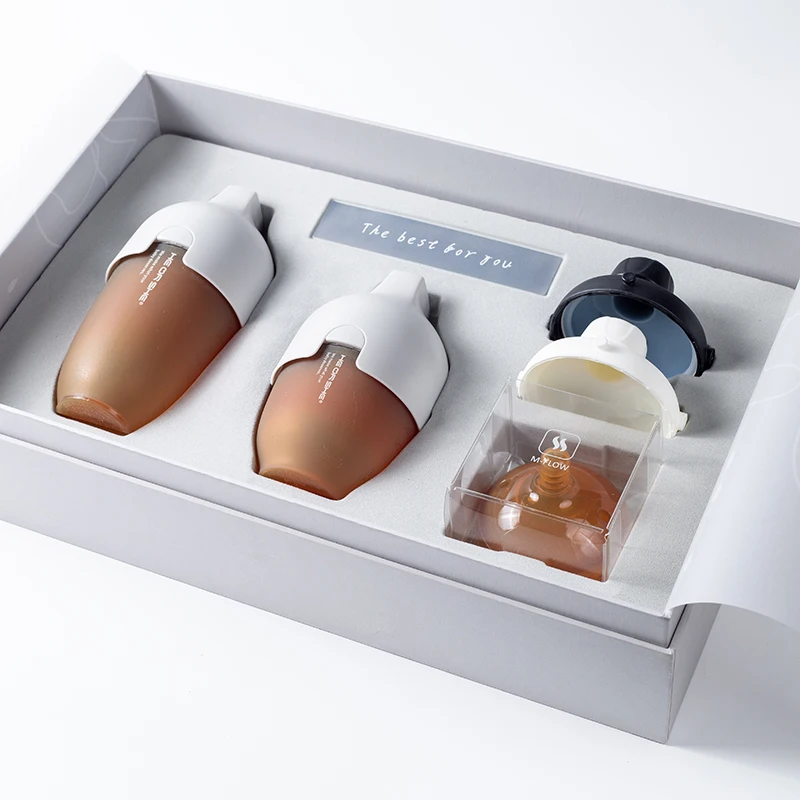 HEORSHE silicone baby bottle baby feeding bottle set with nipple baby bottle gift set for newborn