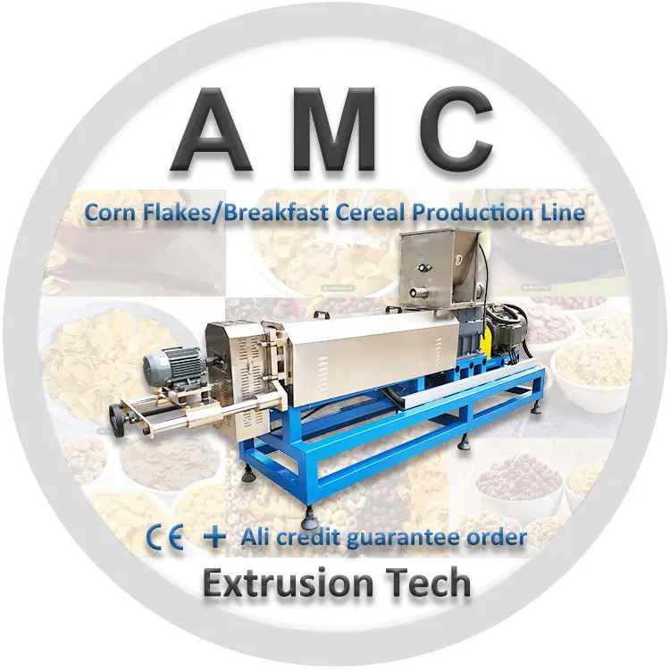 Americhi cereals breakfast machines + corn flakes machine manufacturers + corn flakes production equipment machines