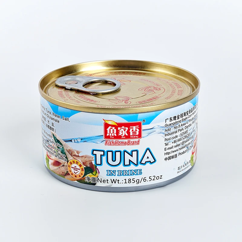 Hot Sale Tuna Meat Canned Fish in Oil/ In Water 185g