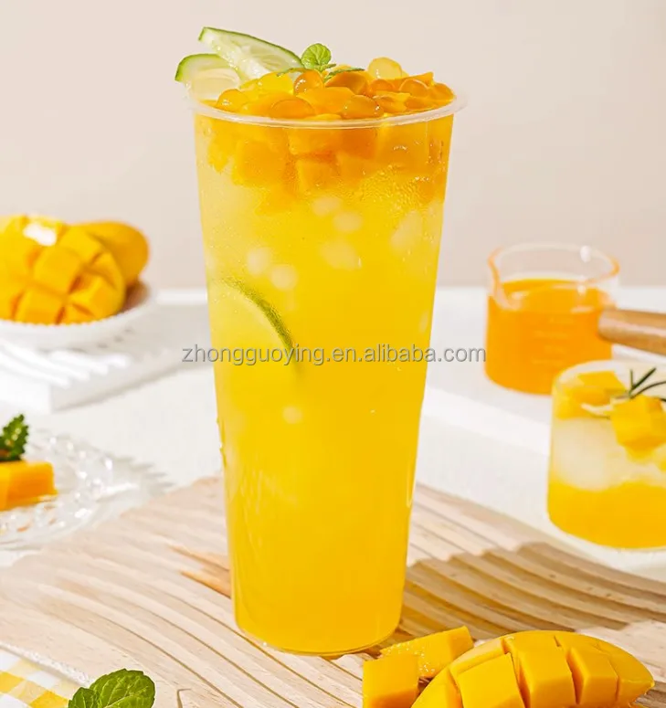 1.2L best selling pearl milk tea fruit puree concentrate fruit pulp shop Mango juice concentrate juice