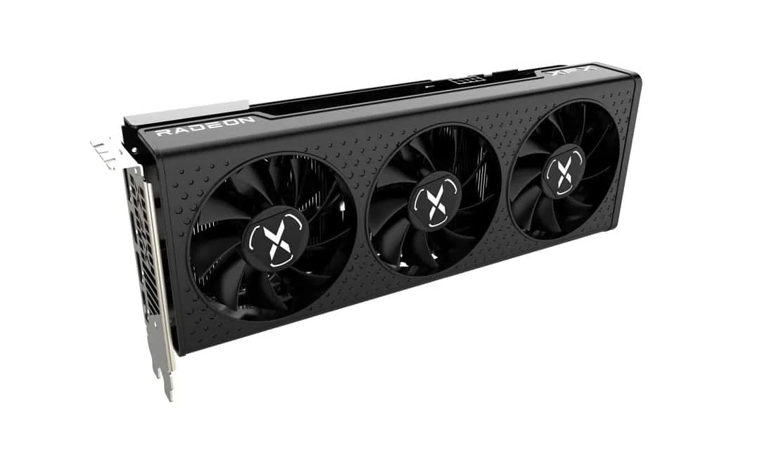 XFX Speedster Q ICK 308 AMD GPU Radeon RX 6600 XT черная игровая видеокарта с 8 Гб