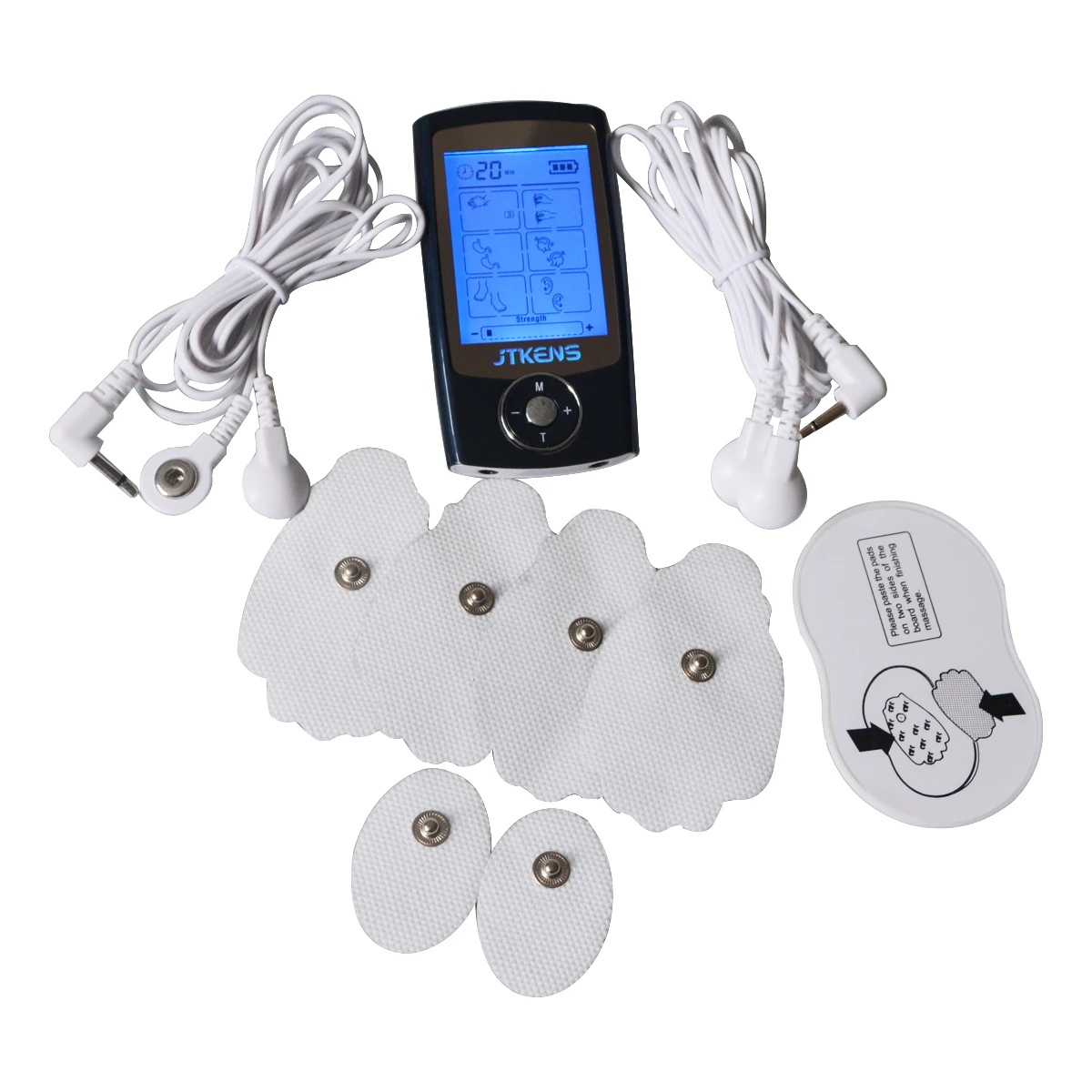 10 Modes  2 Channels Electrical Body Relax Muscle Massager Pulse Tens Acupuncture Therapy Massage Device