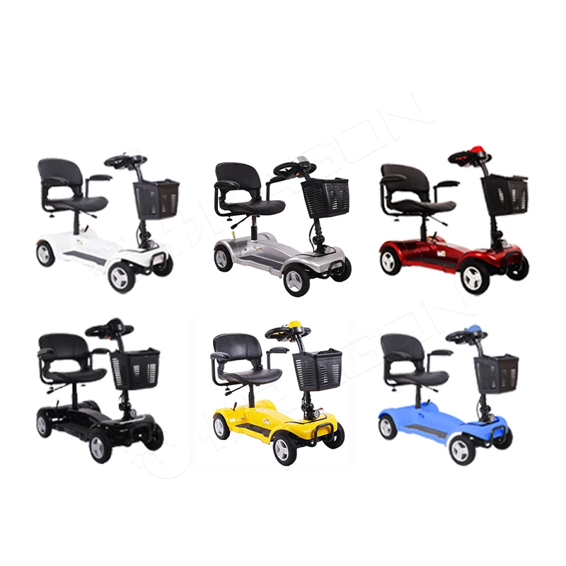 2024 Best Selling Folded Adults Sightseeing Mobility Electric Scooter For Disabled Elderly