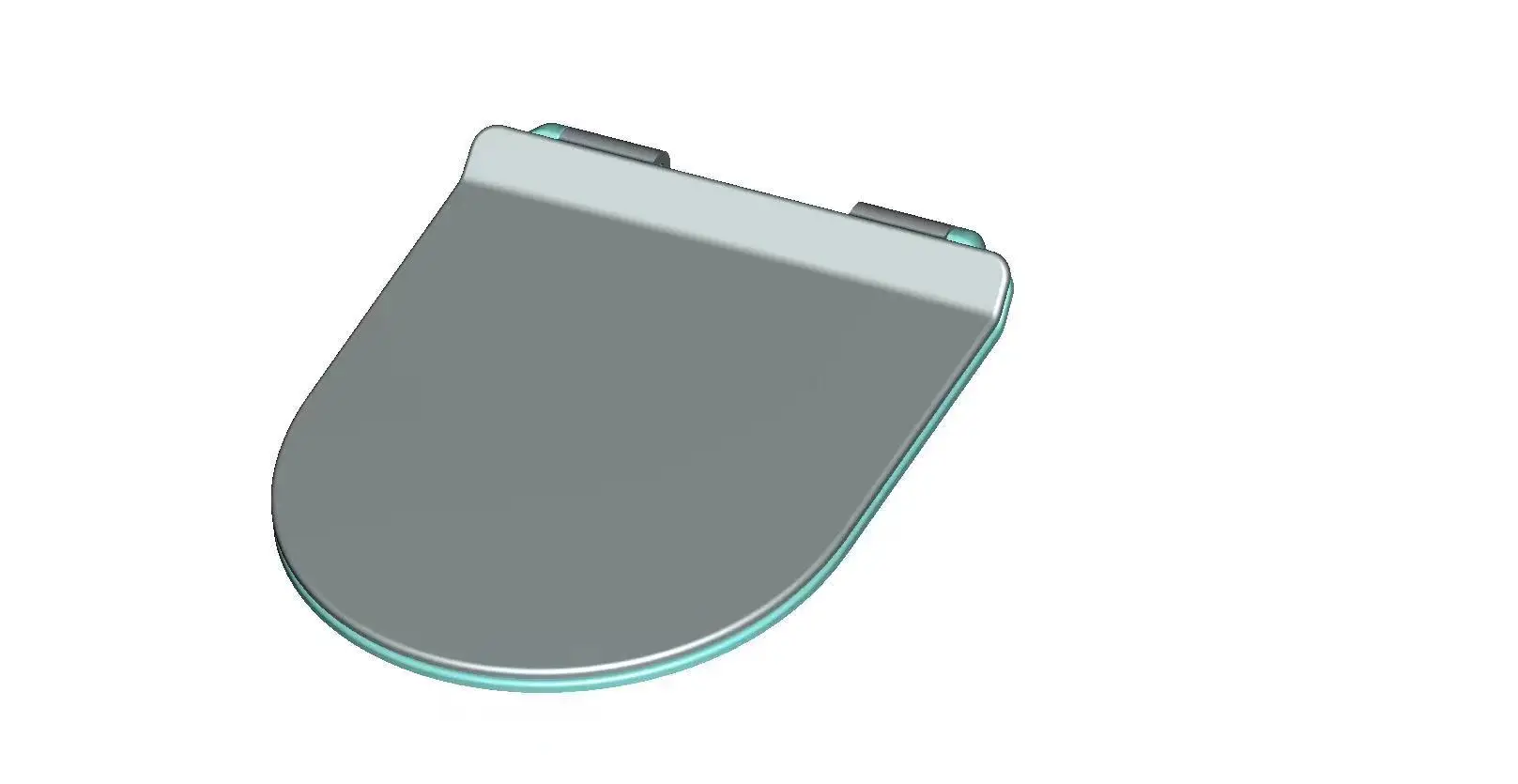 White and Custom Matte Colors Toilet Seat Duroplast Soft D Shape Easy to Clean Toilet Seats Modern